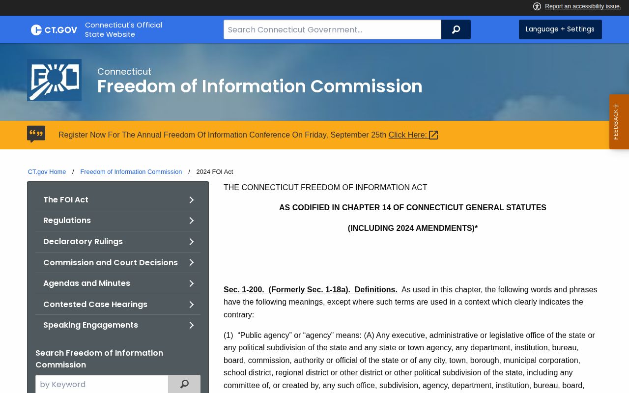 Connecticut public records law for Bristol arrest and booking photo requests